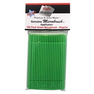 Regular Applicator Brush - Microbrush® -- Green pkg(100) #FXF1352