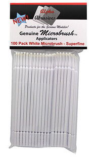 Superfine Applicator Brush - Microbrush® -- White pkg(100) #FXF1353