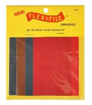  Flex-I-File/Alpha Abrasives  NoScale Flex-I-File Assorted Abrasive Sheet Set (8) FXF801