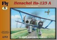 Henschel Hs-123A-1 Decals Spain and China #FLY72009