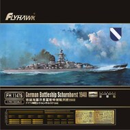  Flyhawk Models  1/700 German Battleship Scharnhorst 1940 (Deluxe Edition) - Pre-Order Item FH1147S