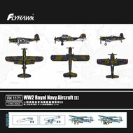  Flyhawk Models  NoScale WW2 Royal Navy Aircraft III - Pre-Order Item FH1171