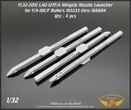  Flying Leathernecks  1/32 LAU-127F/A wingtip missile launcher for Meng/Has F/A-18E/F early OUT OF STOCK IN US, HIGHER PRICED SOURCED IN EUROPE ORDFL322051