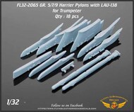  Flying Leathernecks  1/32 McDonnell-Douglas AV-8B Harrier Weapons Pylons RAF GR.5/Gr.7/Gr.9 with LAU-138 OUT OF STOCK IN US, HIGHER PRICED SOURCED IN EUROPE ORDFL322065