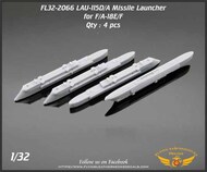  Flying Leathernecks  1/32 LAU-115D/A Launcher (Boeing F/A-18E/F Hornet dual LAU-127B/A carriage) OUT OF STOCK IN US, HIGHER PRICED SOURCED IN EUROPE ORDFL322066