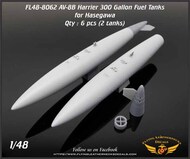  Flying Leathernecks  1/48 McDonnell-Douglas AV-8B Harrier 300 gallon Fuel Tank x 2 OUT OF STOCK IN US, HIGHER PRICED SOURCED IN EUROPE ORDFL488062