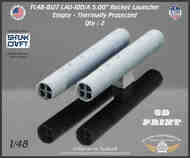 LAU-10D/A 5.00' Rocket Launcher, Thermally Protected - Empty #FL48-8127