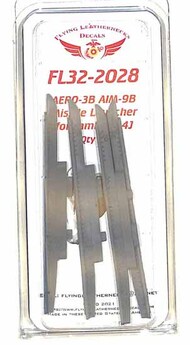 AERO-3B AIM-9B Sidewinder Missile Launcher Set for F-4J Phantom II (TAM kit) #ORDFL322028