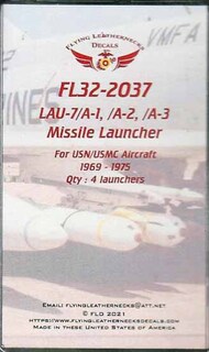 LAU-7/A-1 /A-2 /A-3 MIssile Launcher Set #ORDFL322037