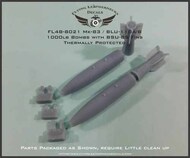  Flying Leathernecks  1/48 Mk.83 BLU-110A/B 1000lb Bomb Set with BSU-35 Fins M904 Nose Fuze Mk.43 TDD MXU-735 Nose Plug OUT OF STOCK IN US, HIGHER PRICED SOURCED IN EUROPE ORDFL488021
