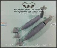  Flying Leathernecks  1/48 Mk.83 BLU-110A/B 1000lb Thermally Protected Bomb Set with Conical Fin OUT OF STOCK IN US, HIGHER PRICED SOURCED IN EUROPE ORDFL488022