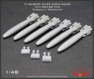  Flying Leathernecks  1/48 Thermally Protected Mk.82 500lb Bomb with BSU-86 Fin Set OUT OF STOCK IN US, HIGHER PRICED SOURCED IN EUROPE ORDFL488035