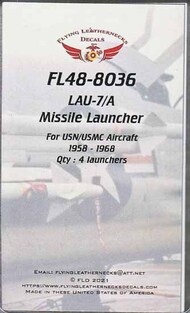  Flying Leathernecks  1/48 LAU-7/A Missile Launcher Set ORDFL488036