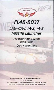 LAU-7/A-1 LAU-7/A-2 LAU-7/A-3 Missile Launcher Set #ORDFL488037