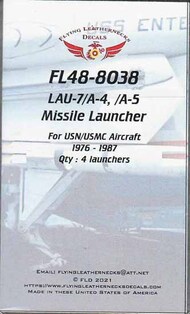  Flying Leathernecks  1/48 LAU-7/A-4 LAU-7/A-5 Missile Launcher Set ORDFL488038