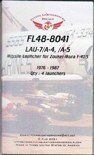 LAU-7/A-4 /A-5 Missile Launcher Set (for ZKM F-4J/S kit) #ORDFL488041