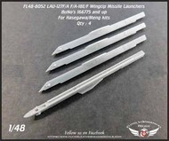 LAU-127FA Wingtip Missile Launcher Set for F-18E F018F Super Hornet BuNo 166775+ (MNG/HAS kit) #ORDFL488052