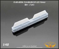 F-18A F-18B F-18C F-18D Hornet LEX Fence Set #ORDFL488056