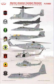 Decals Marine Aviation Combat Element #ORDFL72002