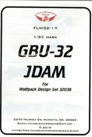  Flying Leathernecks  1/32 GBU-32 JDAM Mask Set (WPD kit) ORDFLM32017