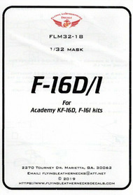 F-16D F-16I Falcon Mask Set (ACA kit) OUT OF STOCK IN US, HIGHER PRICED SOURCED IN EUROPE #ORDFLM32018