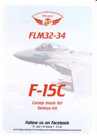 F-15C Eagle Canopy Mask Set (TAM kit) #ORDFLM32034