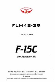  Flying Leathernecks  1/48 F-15C Eagle Mask Set (ACA kit) ORDFLM48039