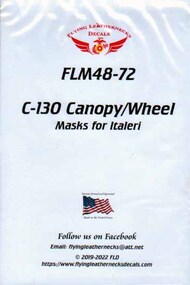 Masks - C-130 Hercules Canopy/Wheel (ITA kit) #ORDFLM48072