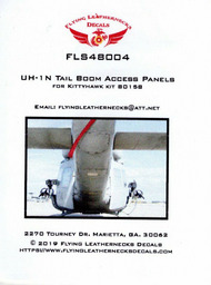 UH-1N Huey Tail Boom Access Panels (KTH kit) OUT OF STOCK IN US, HIGHER PRICED SOURCED IN EUROPE #ORDFLS48004