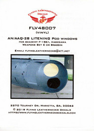 AN/AAQ-28 LITENING Pod Windows #ORDFLV48007
