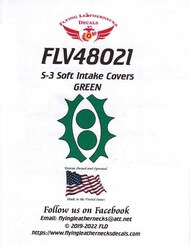 S-3 Viking Soft Intake Covers - Green #ORDFLV48021