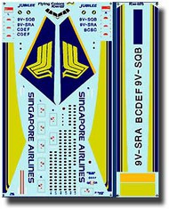  Flying Colors Decals  1/144 Singapore Airlines Boeing 777 FC44007