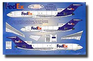  Flying Colors Decals  1/144 Boeing 727 Fed Ex Markings FC44045