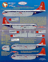  Flying Colors Decals  1/72 Stratocruiser FC72004