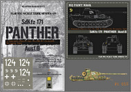 HQ-PA012 1/6 Panther G, 1.Komp, Pz-Rgt 24, 116.Pz.Div. Normandy 1944 Paint Mask HQ-PA012
