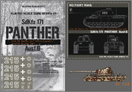 HQ-PA018 1/6 Panther G, 12th SS-Panzer Div. Hitlerjungen, Belgium Spring 1944 Paint Mask HQ-PA018