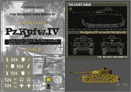 HQ-PZIV011 1/6 Pz.Kpfw.IV Ausf.H, 5.Komp.II Batt, 35.Pz.Rgt., 4.Pz.Div. Eastern Front 1944, Paint Mask HQ-PZIV011