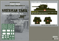 HQ-SH014 1/6 Canadian Sherman Mk.V "BI' Paint Mask HQ-SH014
