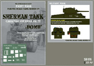 HQ-SH016 1/6 Canadian Sherman Mk.III "Bomb" Paint Mask HQ-SH016