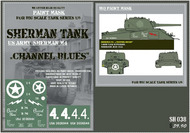 HQ-SH038 1/6 US Sherman M4 "Channel Blues" Paint Mask HQ-SH038