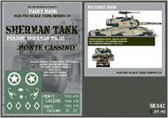 HQ-SH042 1/6 Polish Sherman Mk III "Monte Cassino" Paint Mask HQ-SH042