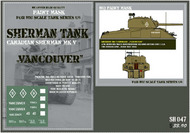 HQ-SH047 1/6 Canadian Sherman Mk.V "Vancouver" Paint Mask HQ-SH047