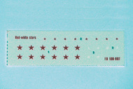  Foxbot Decals  1/100 Soviet Red-White Stars for Battlefront FB100-007