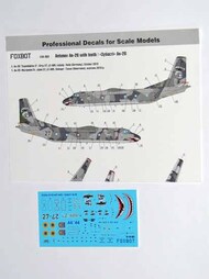  Foxbot Decals  1/144 Antonov An-26 with teeth FBOT144001