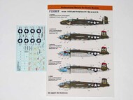  Foxbot Decals  1/144 North-American B-25G/B-25J/B-25H Mitchell (Late) 'Pin-Up Nose Art and Stencils' FBOT144006