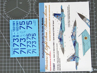 Digital Sukhoi Su-27UBM Numbers for Trumpeter kit #FBOT32005