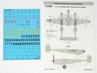  Foxbot Decals  1/32 Stencils for Lockheed P-38 Lightning FBOT32010