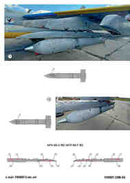 Stencils for S-24 rockets with death wishes, Ukrainian Air Forces #FBOT32037