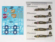  Foxbot Decals  1/48 Douglas A-20 Boston 'Pin-Up Nose Art' Part 2 (Stencils not included) FBOT48020A