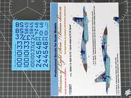 Digital Sukhoi Su-27S Numbers for Academy, Trumpeter kit #FBOT48025